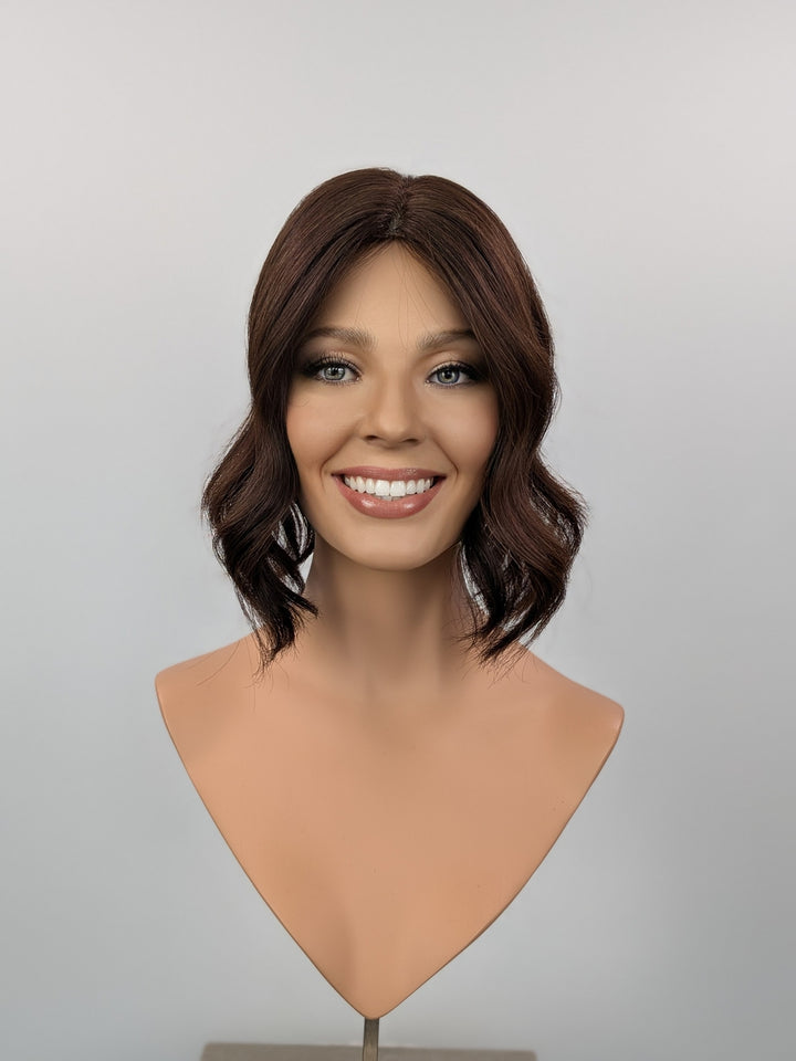 12" Silk Top Topper - Darkest Brown (8x8)