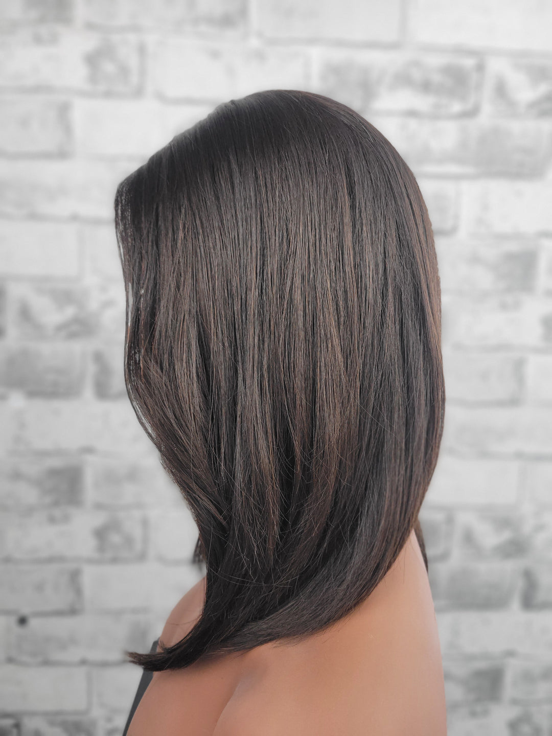 15" Lux Lace Wig - Darkest Brown (S)