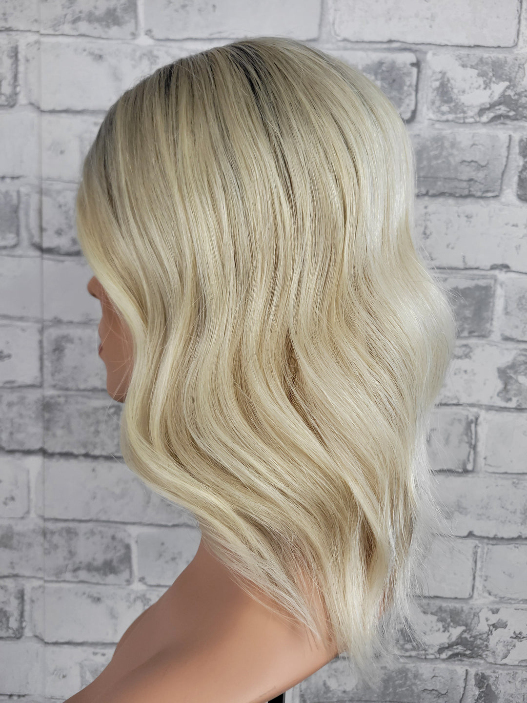 14" Closed Lace Topper - Icy Ash (8x8)