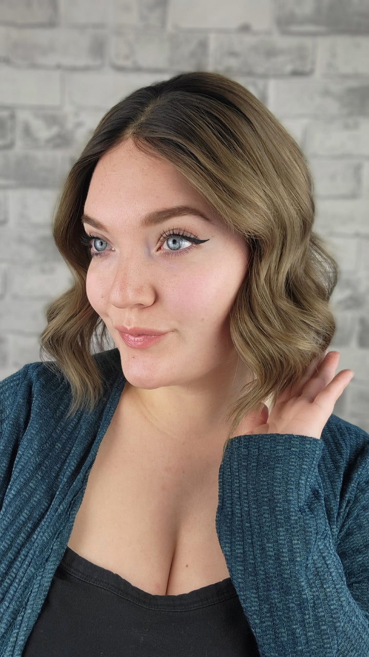 12" Closed Lace Topper - Milk Tea (8x8)