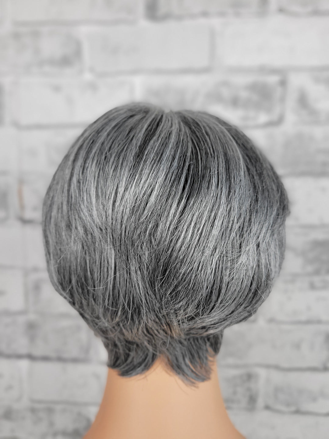 Pixie Synthetic Mono Top Wig - Salt'N'Pepper Shadow (S)