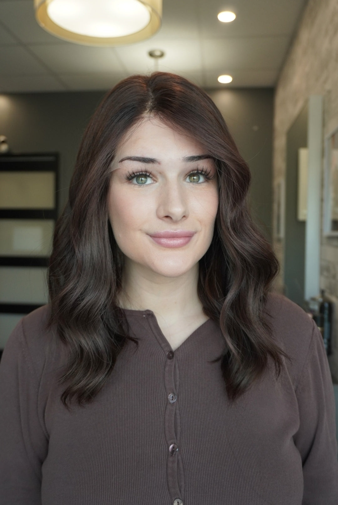 16" Lux Lace Wig - Darkest Brown (XL)