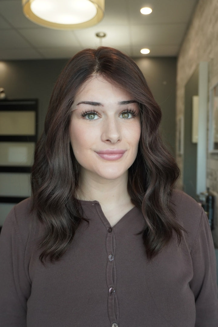 16" Lux Lace Wig - Darkest Brown (XL)