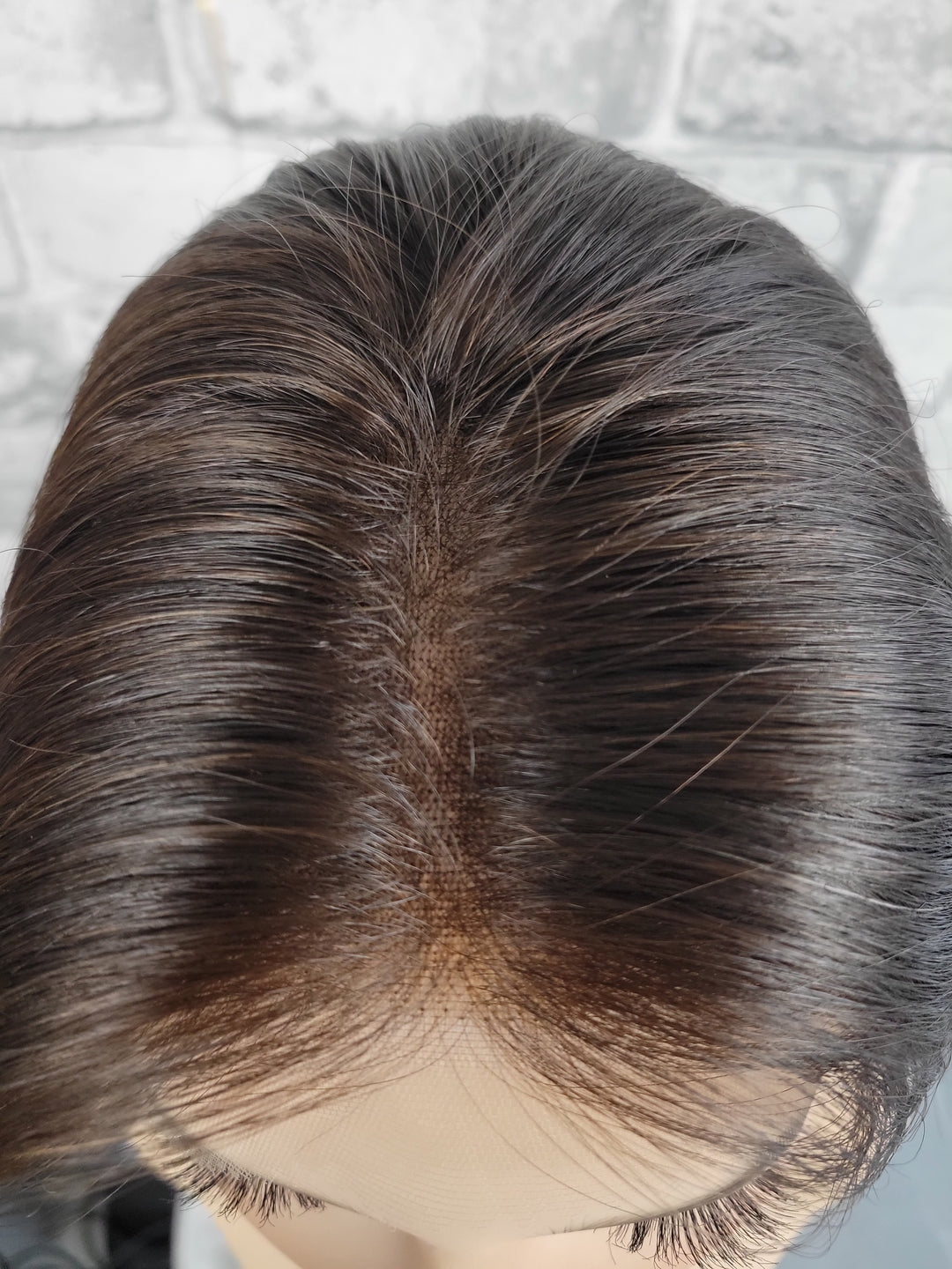 16" Lux Lace Wig - Darkest Brown (M)
