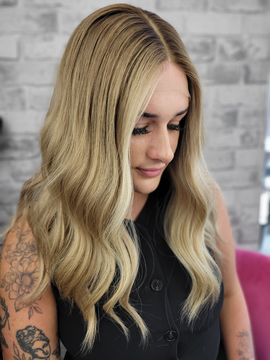 18" Lux Lace Wig - Old Money Ombre (XS)