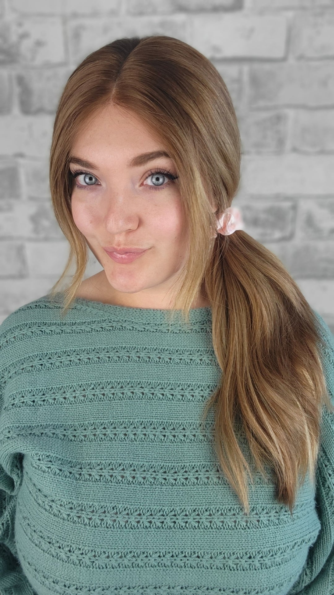 22" Lace Pony Wig - Caramel Twist (M)