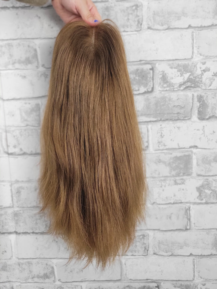 17" Lux Lace Wig Virgin Slavic - Soft Toffee (M)