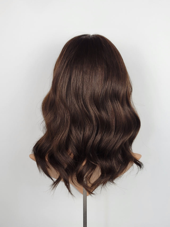 16" Lux Lace Wig - Darkest Brown (XL)