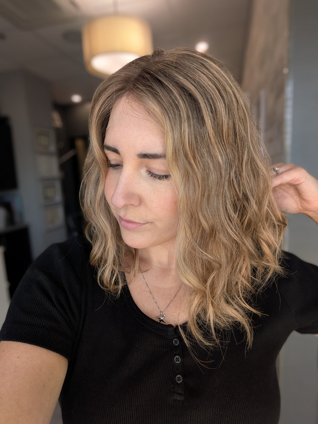 14" Lux Lace Wig Virgin Slavic - Harvest Blonde Curl (S)