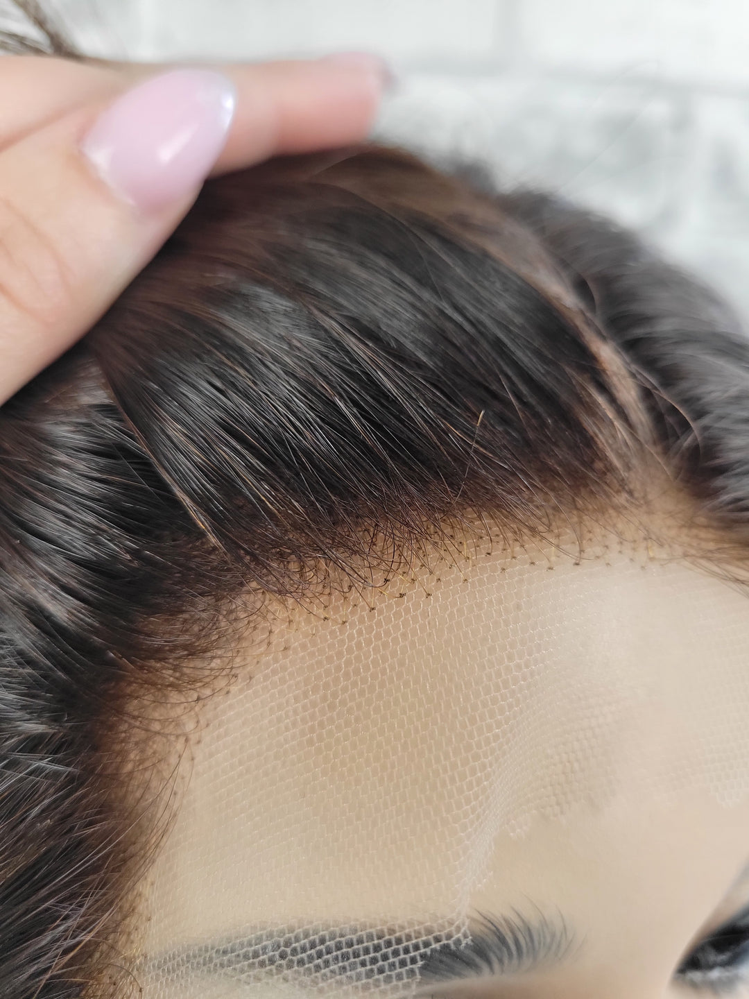 18" Lux Lace Wig - Darkest Brown (M)