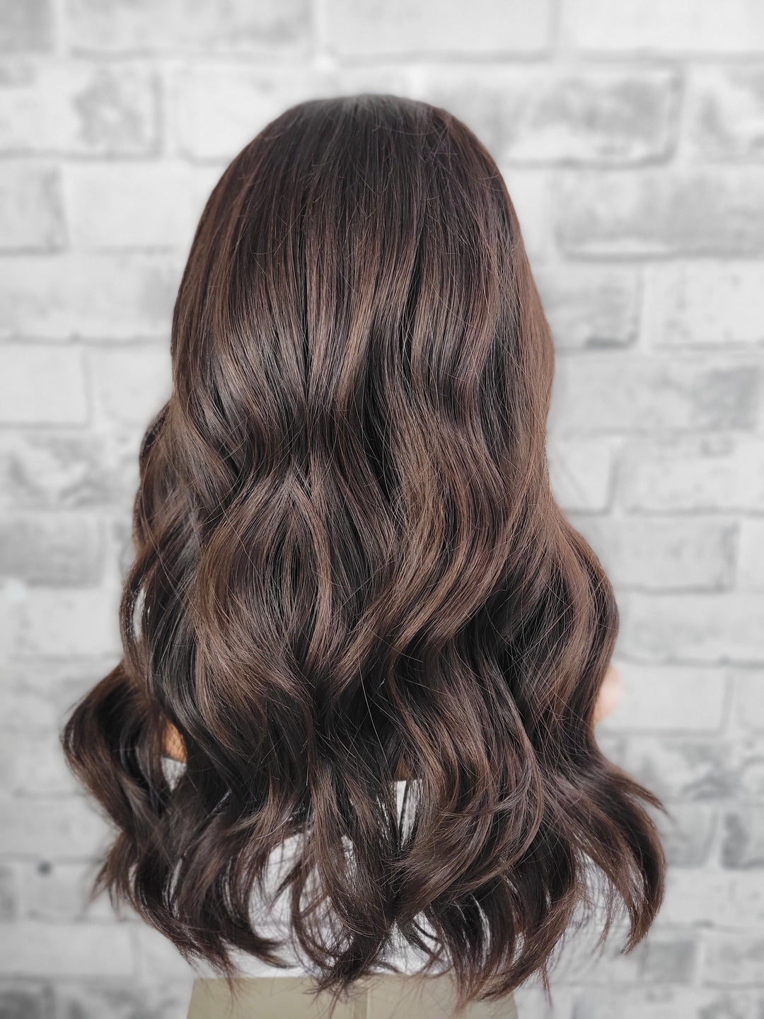 18" Lux Lace Wig - Darkest Brown (M)