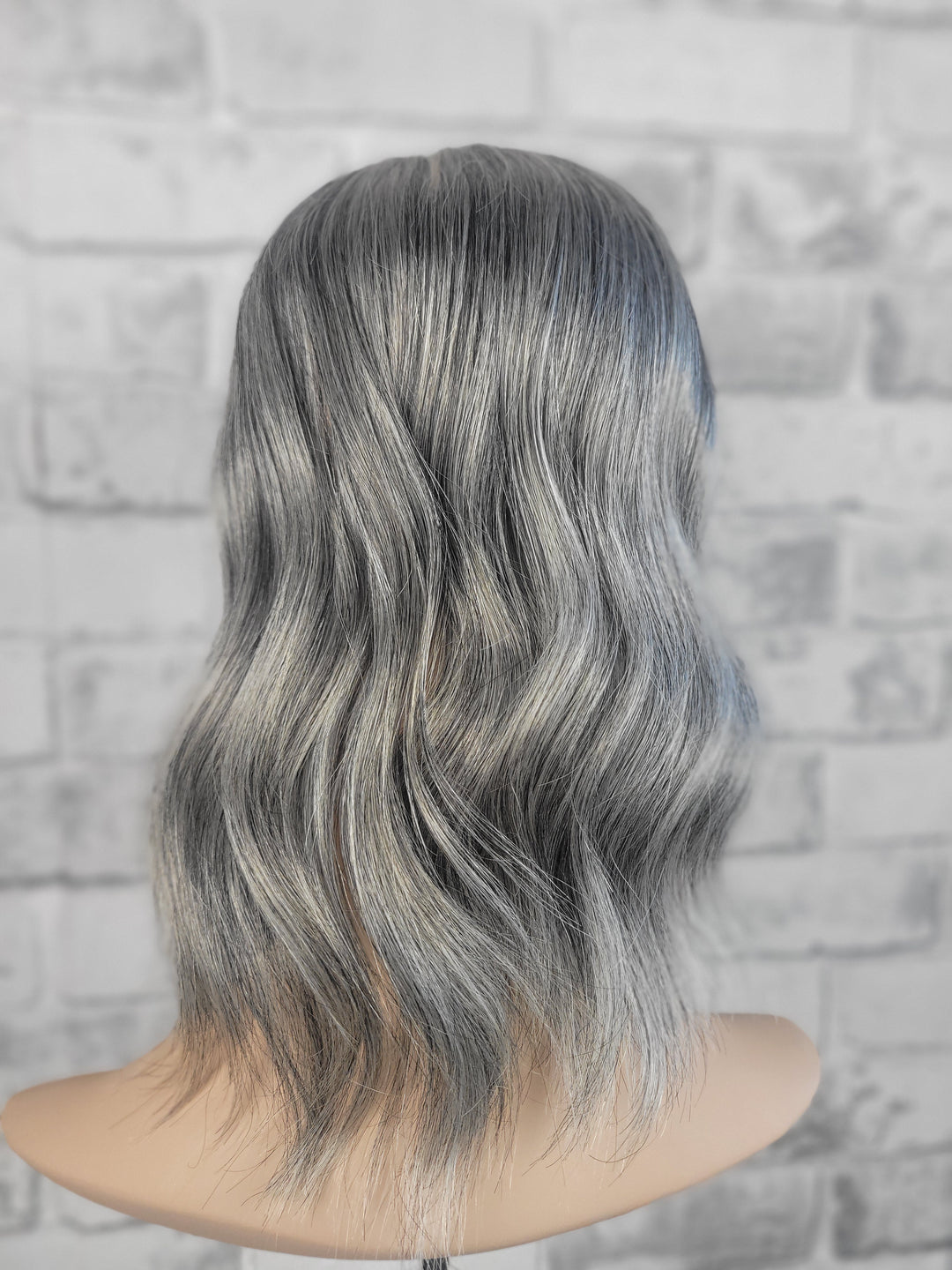 12" Closed Lace Topper - Salt 'n' Pepper Shadow (6x6)