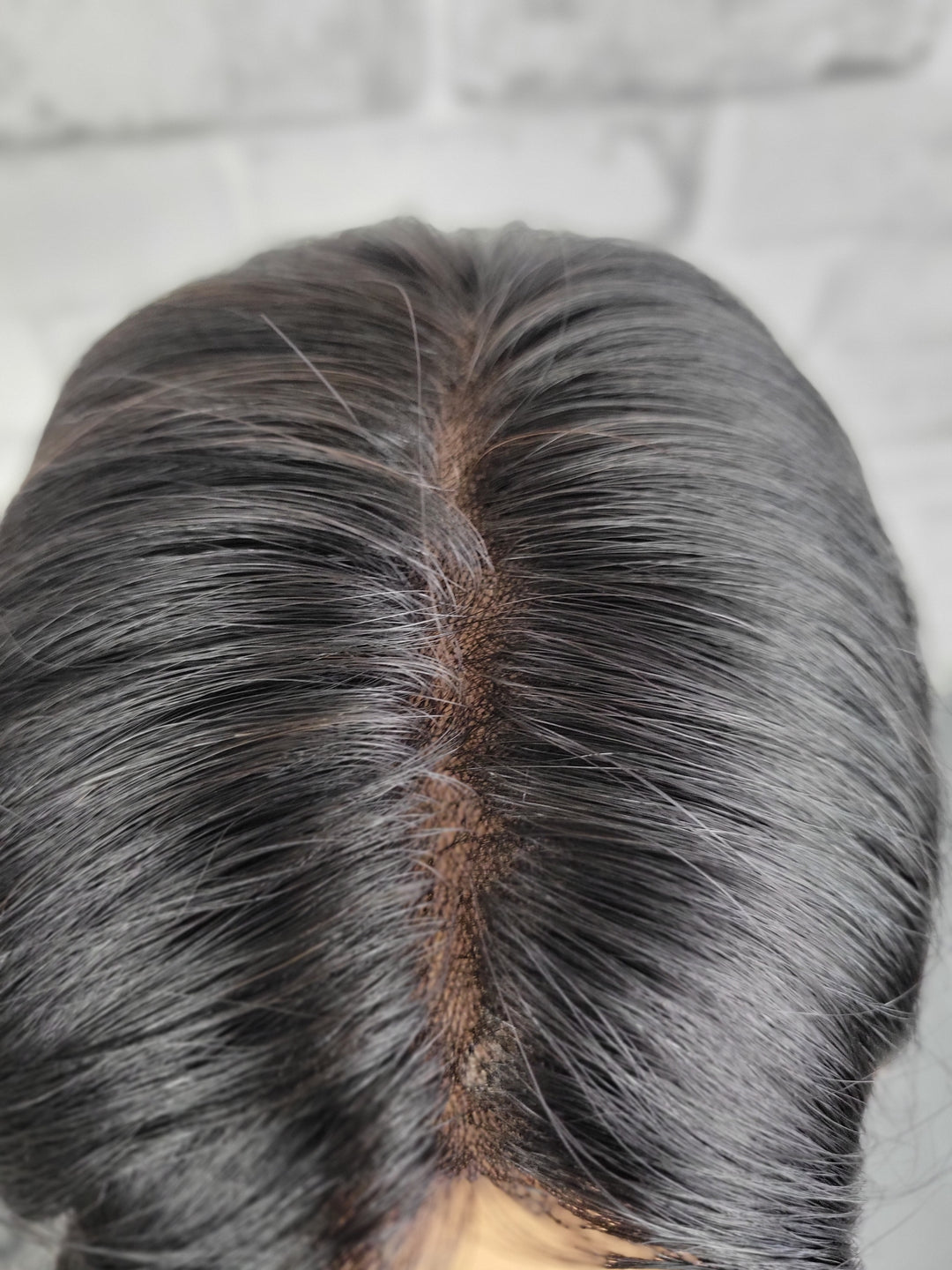 20" Closed Lace Topper - Natural Black (8x8)