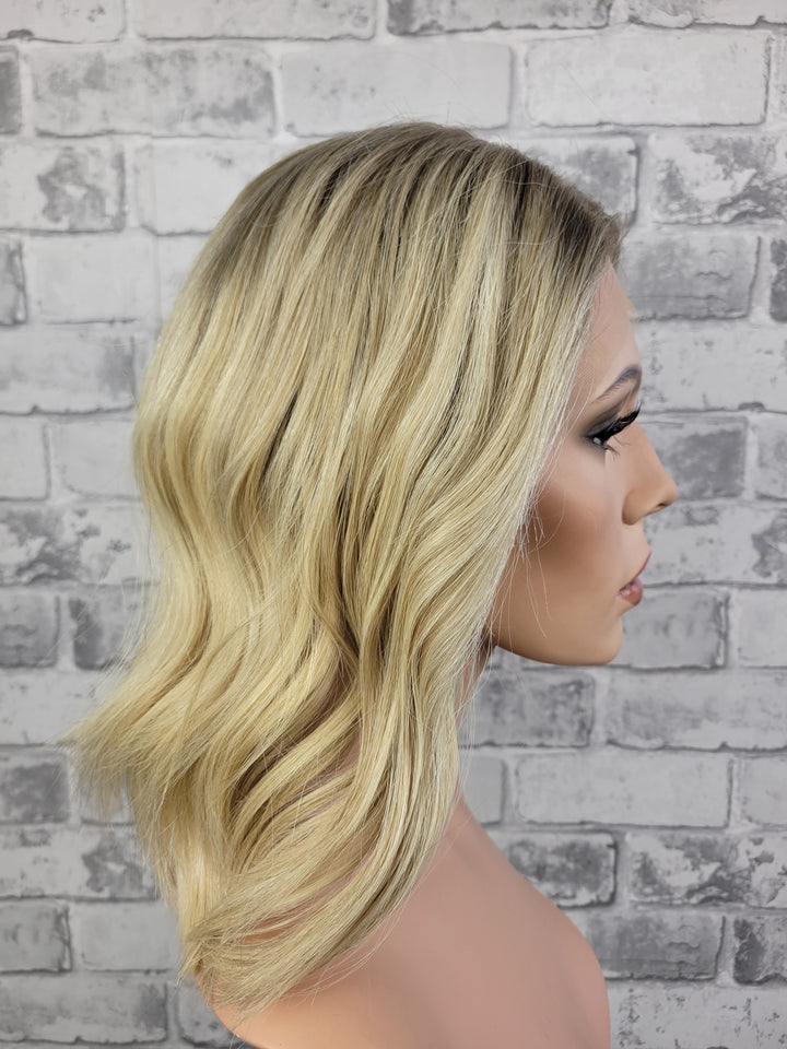 15" Lux Lace Wig - Riverstone Blonde (XS)