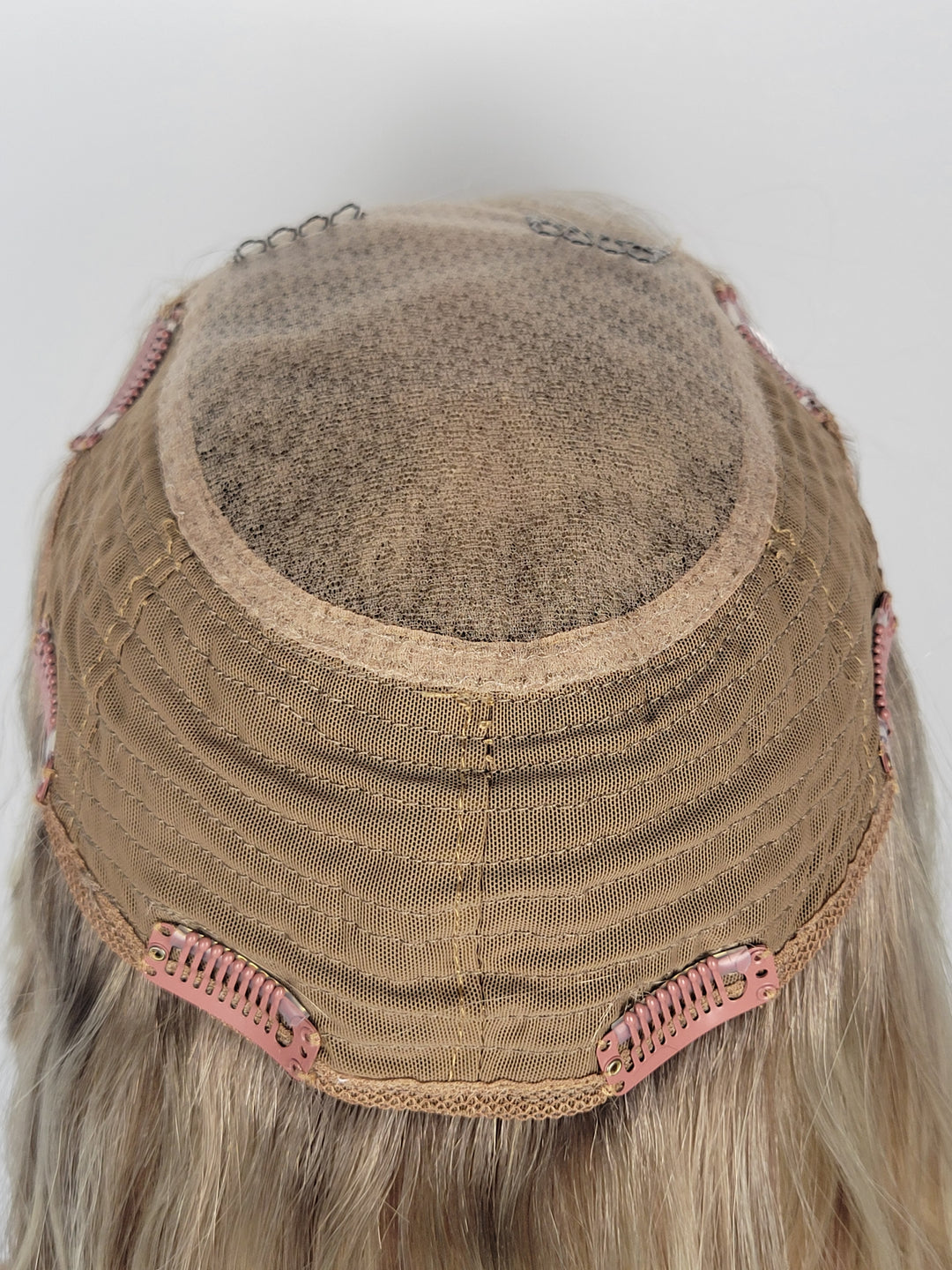 18" Closed Lace Topper - Toasted Shortbread Blonde (8x8)