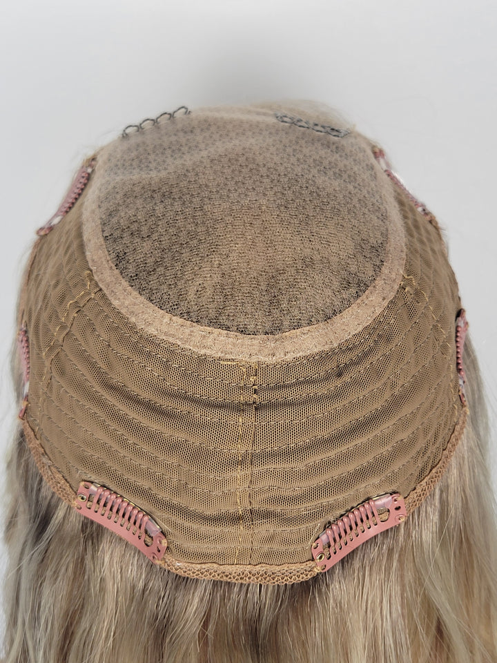 18" Closed Lace Topper - Toasted Shortbread Blonde (8x8)