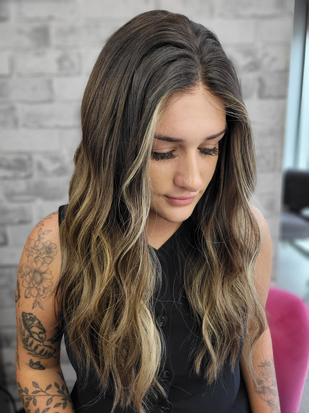 20" Lux Lace Wig - Frosted Midnight (S)