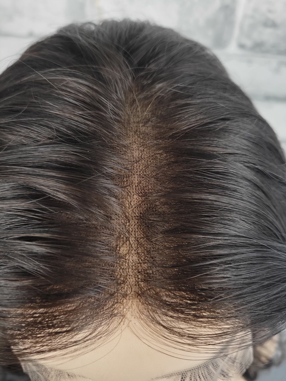 14" Lux Lace Wig Virgin Slavic - Darkest Brown (M)