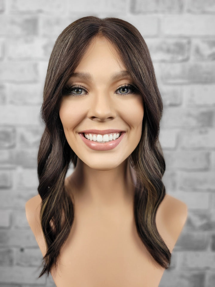 16" Closed Lace Topper - Goldstone (8x8)