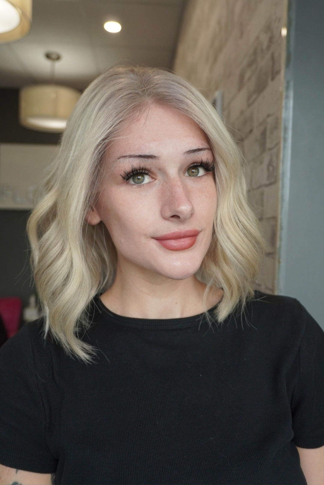 12" Lux Lace Wig - Platinum Ash (S)