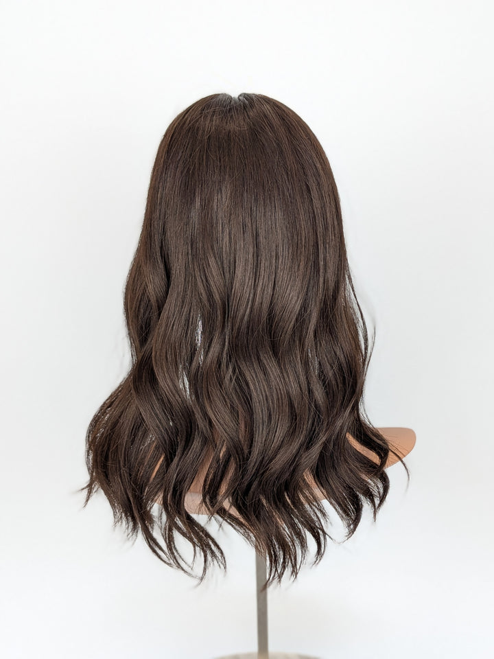 16" Silk Top Topper - Darkest Brown (8x8)