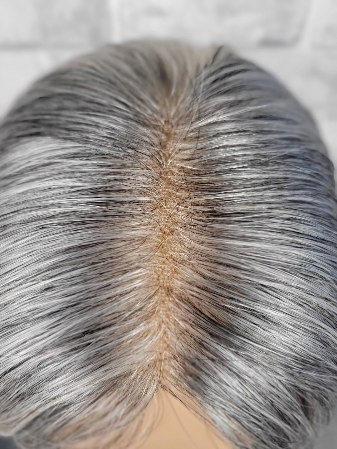 12" Closed Lace Topper - Salt 'n' Pepper Shadow (8x8)