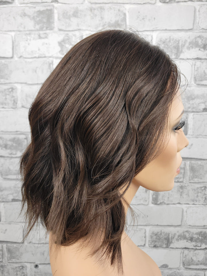 12" Lux Lace Wig - Darkest Brown (S)