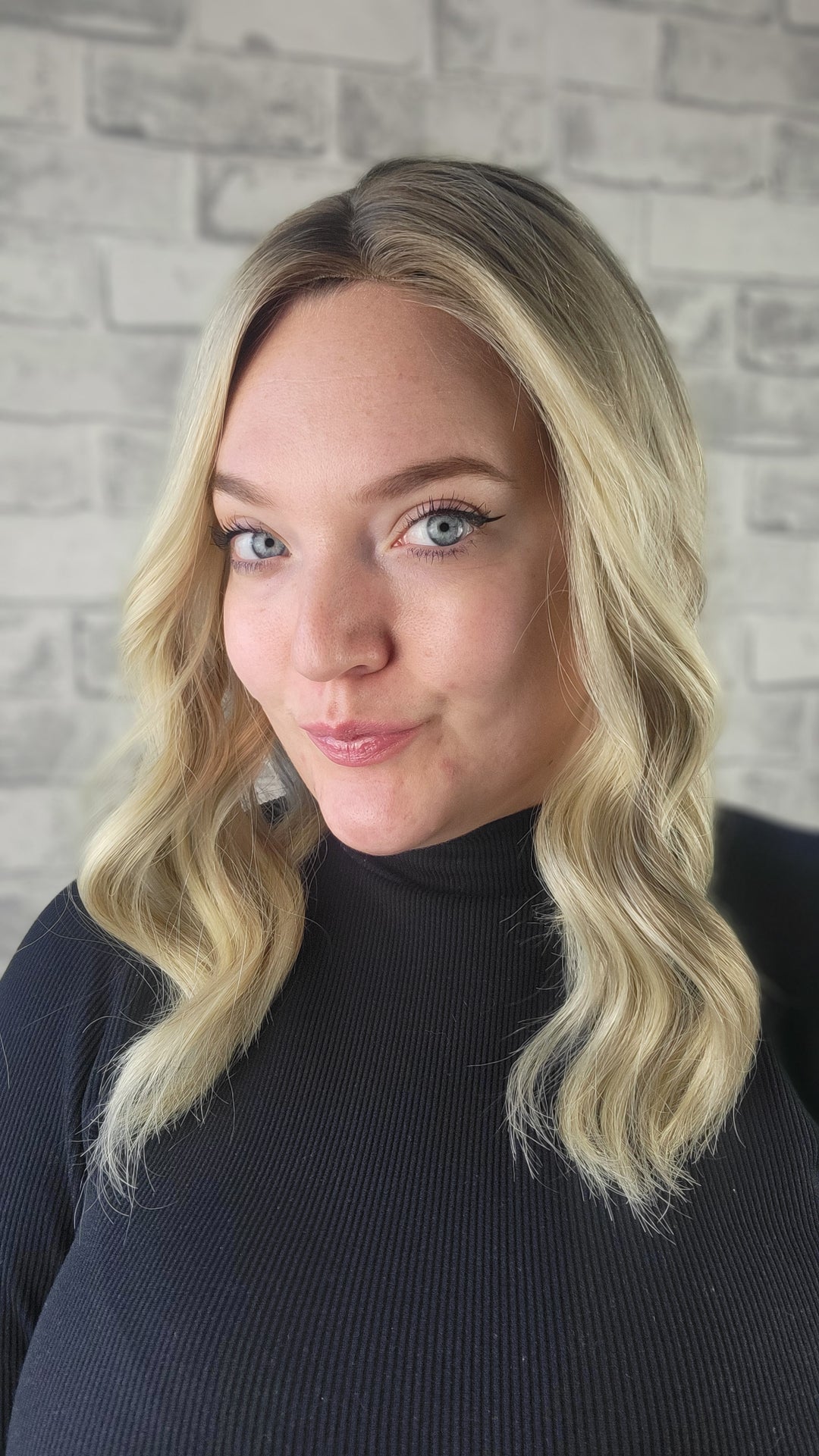 15" Redefined Silk Topper - Soft Cream Blonde (8x8)