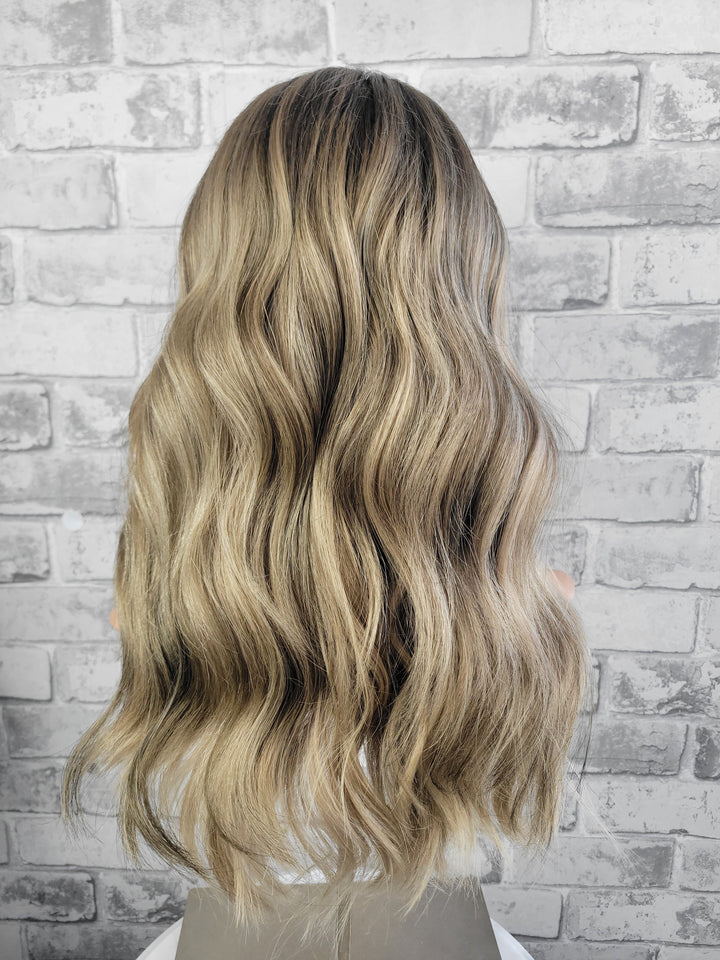 18" Lux Lace Wig - Biscuit Blonde (XL)