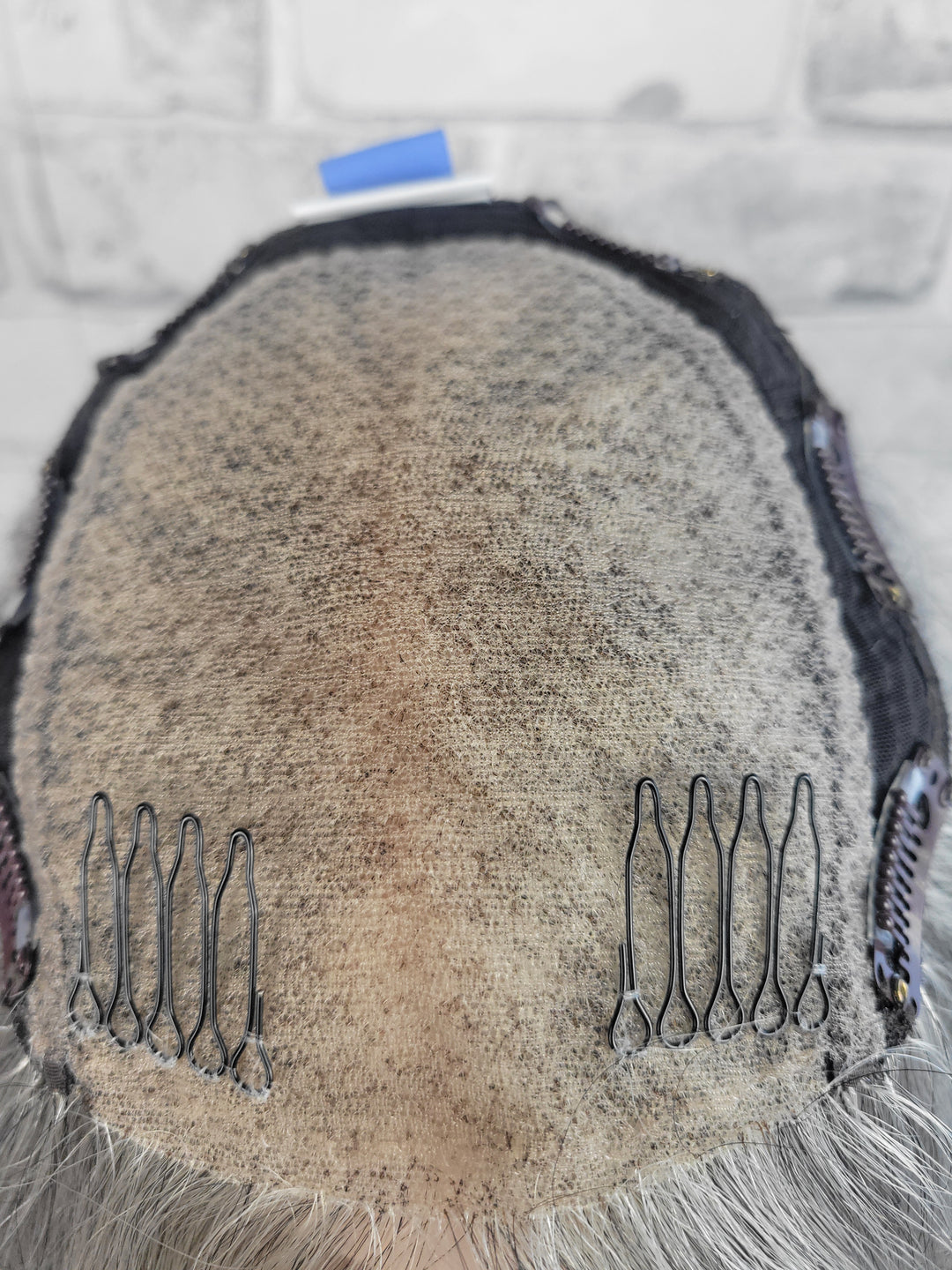 14" Closed Lace Topper - Salt 'n' Pepper (6x6)