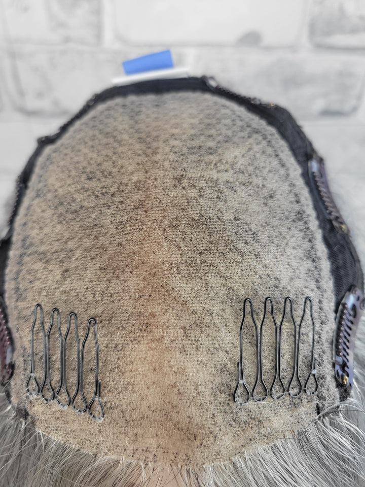 14" Closed Lace Topper - Salt 'n' Pepper (6x6)