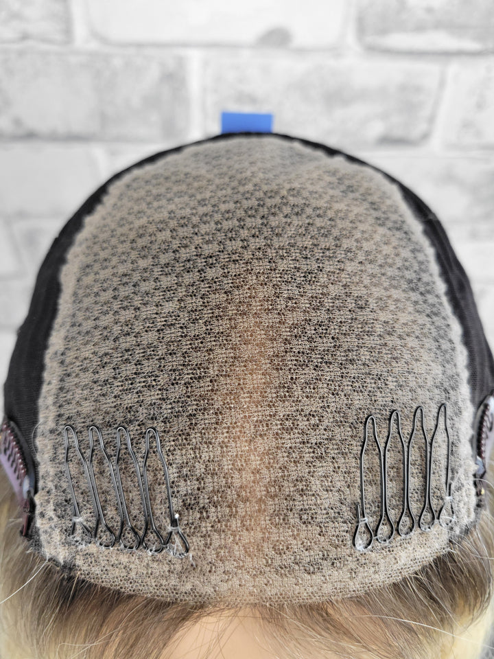 14" Closed Lace Topper - Icy Ash (8x8)