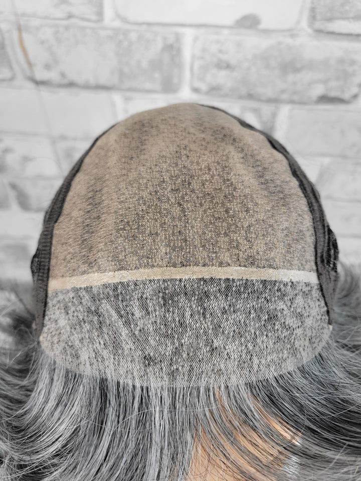 Pixie Synthetic Mono Top Wig - Salt'N'Pepper Shadow (S)