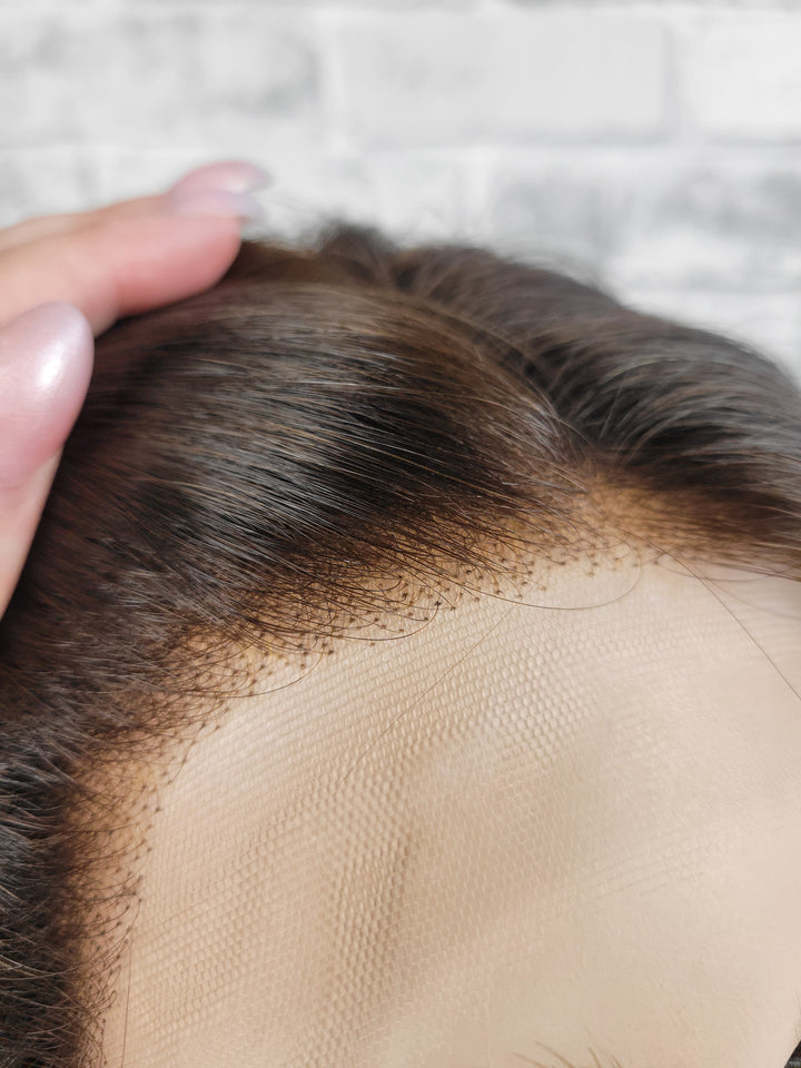 16" Lux Lace Wig - Darkest Brown (M)