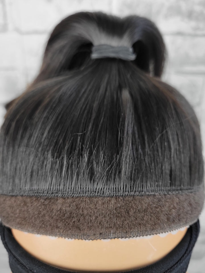 20" NEW Sport Pony Wig - Natural Black (M)