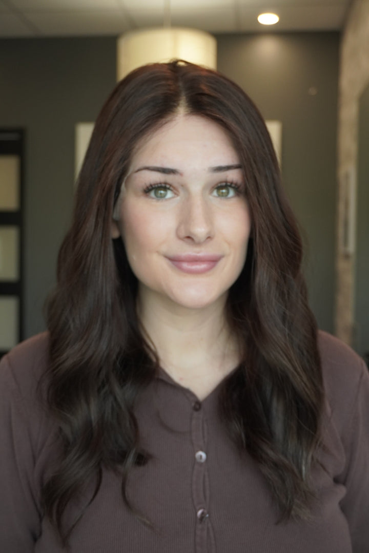 18" Lux Lace Wig - Darkest Brown (M)