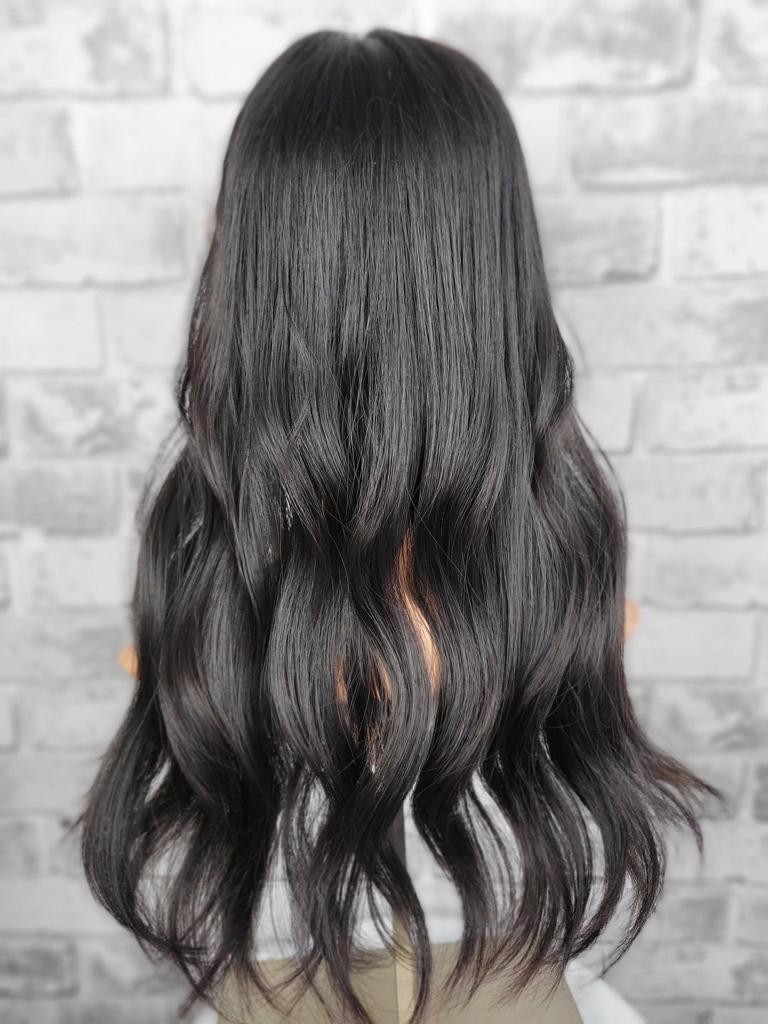 20" Closed Lace Topper - Natural Black (8x8)