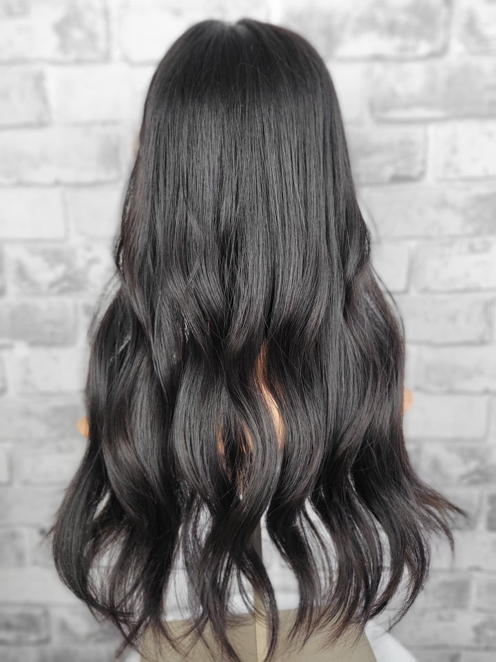 20" Closed Lace Topper - Natural Black (8x8)
