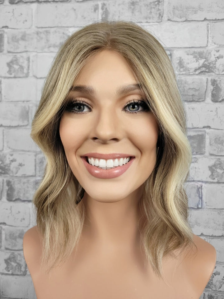 14" Closed Lace Topper - Golden Oak (8x8)