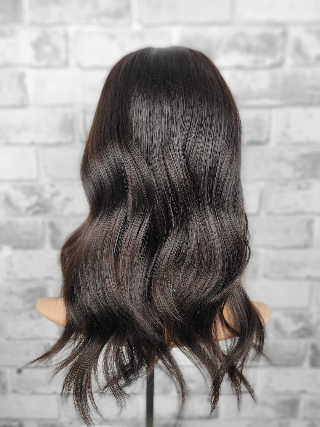 16" Closed Lace Topper - Darkest Brown (8x8)