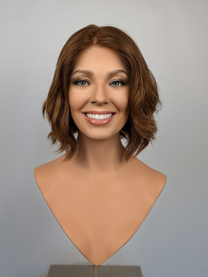 12" Lux Lace Wig Virgin Slavic - Maple Brown (XS)