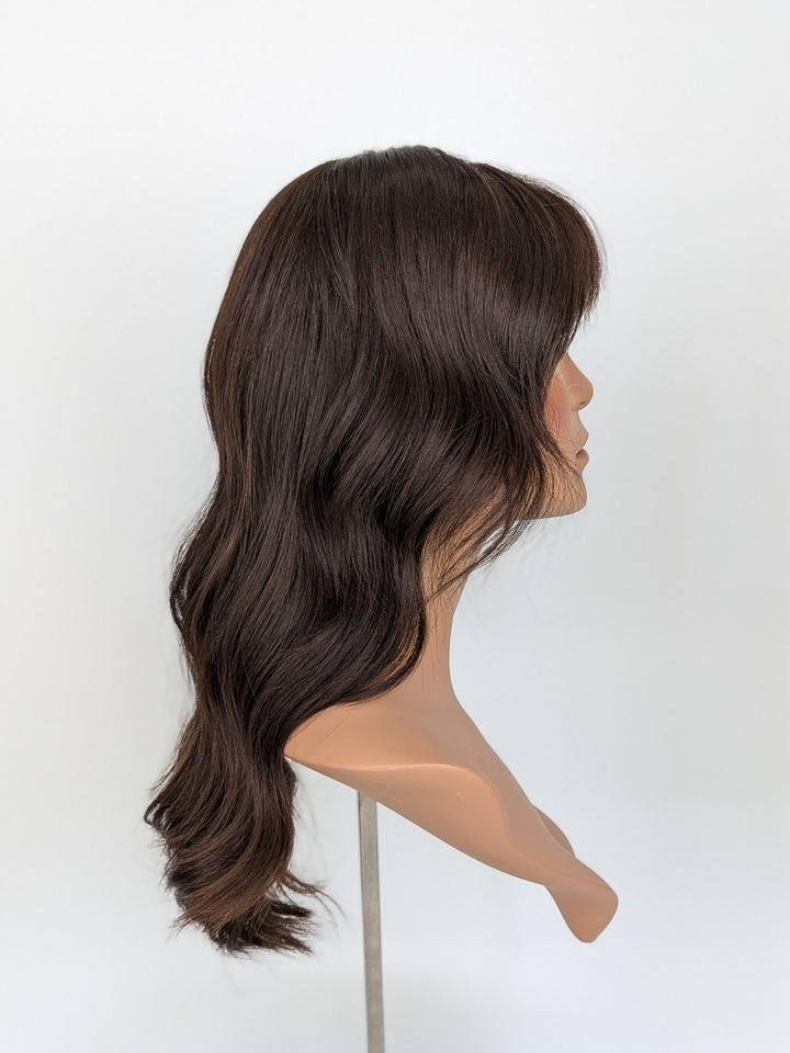 18" Pre-Loved Lace Top Wig - Darkest Brown (M)