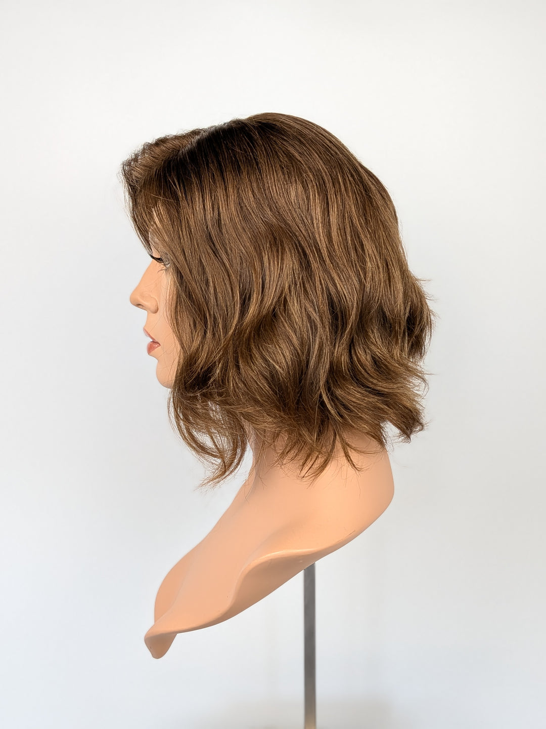 12" Lux Lace Wig Virgin Slavic -  Maple Brown (M)
