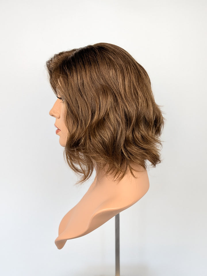 12" Lux Lace Wig Virgin Slavic -  Maple Brown (M)