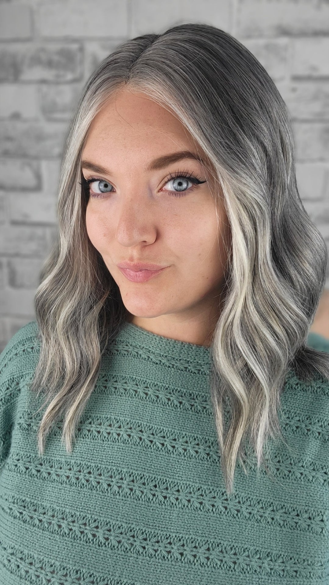 15" Lux Lace Wig - Salt'n'Pepper Shadow (S)