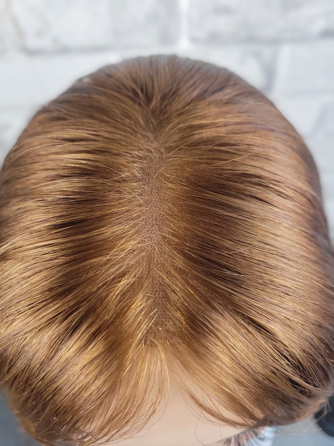 15" Closed Lace Topper -  Copper Melt (8x8)