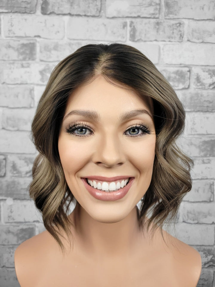 12" Closed Lace Topper - Milk Tea (8x8)