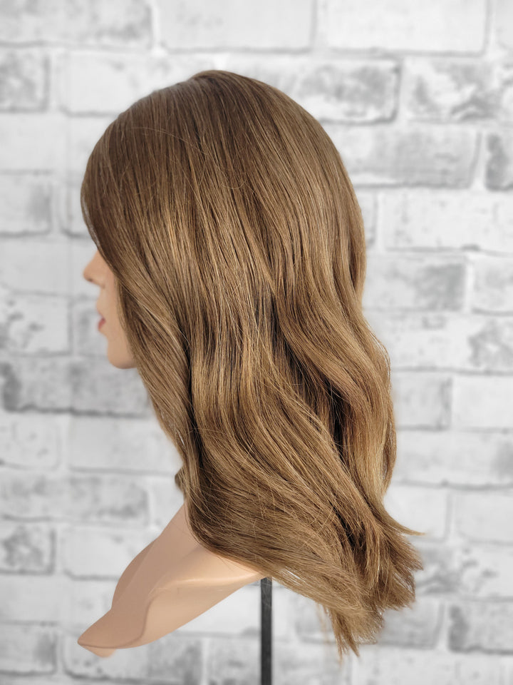 17" Lux Lace Wig Virgin Slavic - Soft Toffee (M)