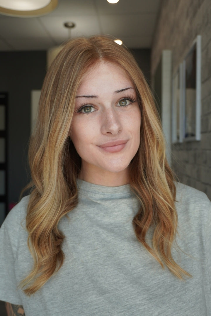 16" Lux Lace Wig Virgin Slavic - Spiced Honey (M)