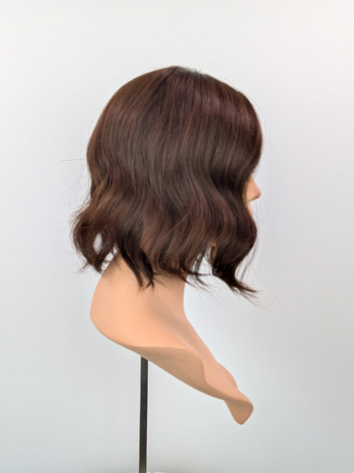 12" Silk Top Topper - Darkest Brown (8x8)
